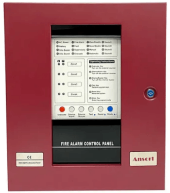 2 Zone Conventional Fire Alarm Control Panel (30 Detectors per Zone)
