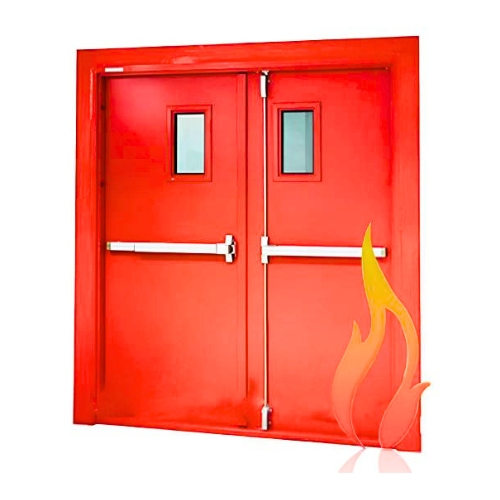 Double Panic Bar Exit Door